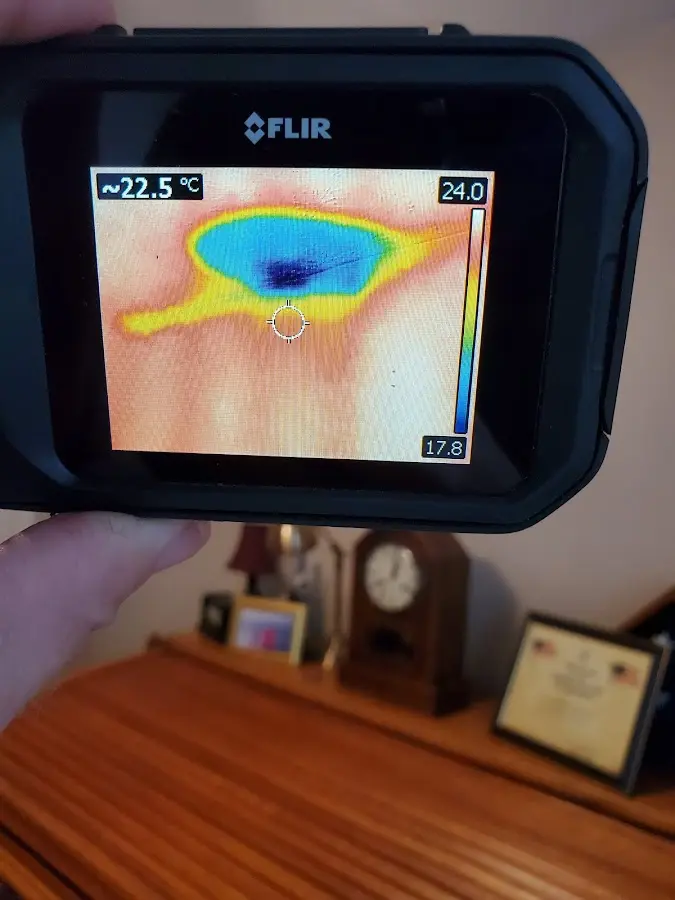 Thermal imaging inspection for water damage in Penn Hills